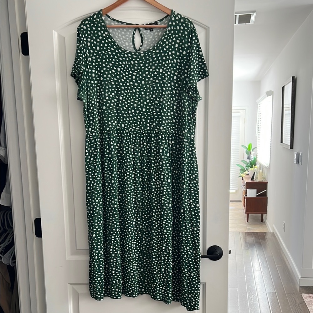 Green Polka Dot Dress